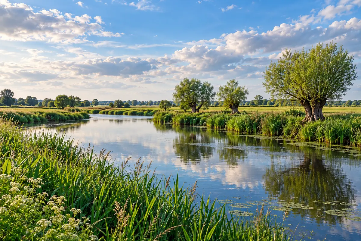 Typical fenland landscape